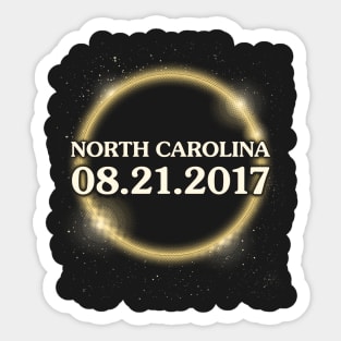 Solar Eclipse August 2017 North Carolina Sticker